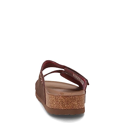 Skechers Women's, Arch Fit Granola - Desert Posy Sandal Chocolate 6 M