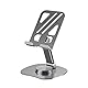 VIKY Handyständer Metall, Verstellbar Aluminium Handy Ständer, 360°Drehbarer Handyhalterung Tisch, Faltbarer Handyhalter Tisch, Phone Holder Kompatibel mit All Smartphone und Tablets Leicht zu Tragen