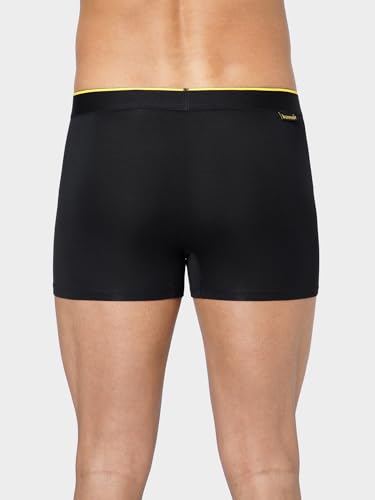 Image of Bummer Men's Finest Modal Underwear with Ultra Soft 4-Way Stretch Fabric for Ultimate Comfort - Anti-Bacterial & Breathable Solid Trunks Innerwear Combo Pack for Men