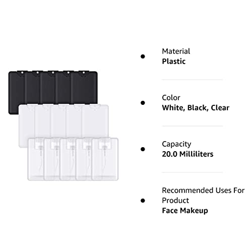 Patelai 30 Pcs 20 ml Perfume Spray Bottles Cardcase Like Plastic Refillable Fine Mist Spray Dispenser Portable Moisturizing Sprayer Box Empty Travel Bottle for Makeup Cosmetic Essential Oil4