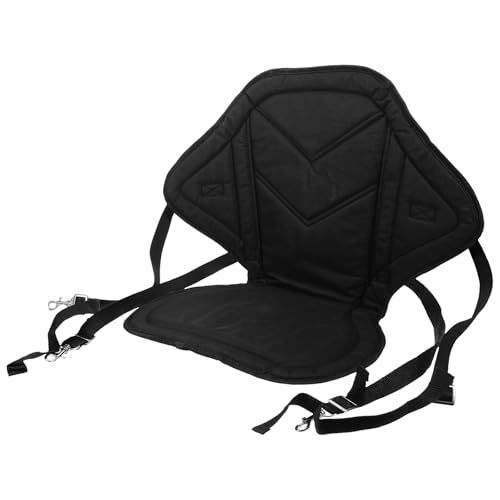 Coussin de dossier kayak noir pour soulager le dos en mer
