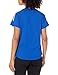 adidas Women's Hi Low Jersey Short Sleeve, Team Royal Blue/White, XX-Small