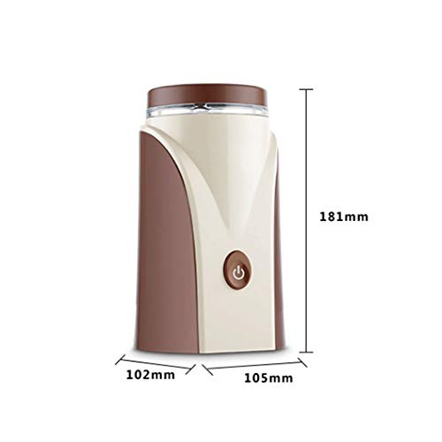 ywewsq Molinillo de café eléctrico multifunción portátil, máquina de Polvo pequeña Filtro de Molinillo de café… - Imagen 7