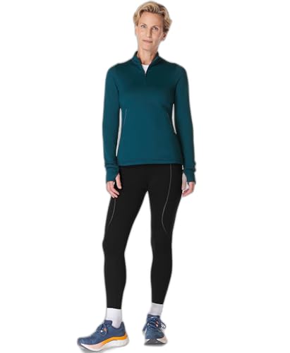 Sweaty Betty Women's Therma Boost Fleece Running Workout Half Zip4