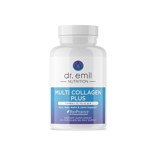 DR EMIL NUTRITION Multi Collagen Pills - 1735mg Collagen Supplements to Support Hair, Skin, Nails, & Joints - Hydrolyzed Collagen Supplements for Women, 30 Servings