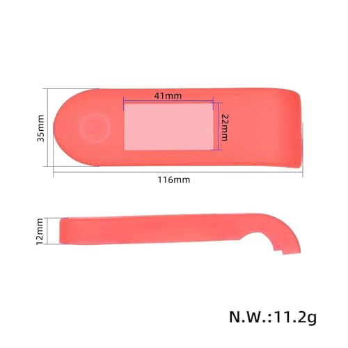 Housse protection tableau bord Xiaomi 4 Lite rouge