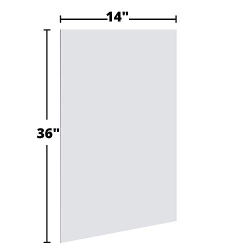 5 Pack Of Wire Shelf Liners For Kitchen Closet Cabinet Shelves Fits 14" X 36", Transparent Clear Matte Finish Durable Waterproof Non-Adhesive And Unrolled Flat Shelf Liners #TOP2