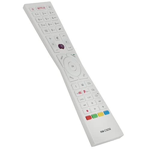RM-C3232 White Replacement Remote Control Fit for JVC LED Smart 4K Ultra HD TV LT-43C862 LT-24C660(C) LT-24C661(C) LT-32C670(B) LT32C671(B) - Image 3