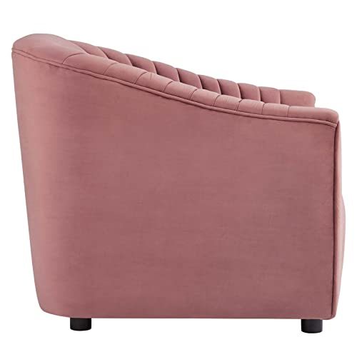 Sillón Plegable Terciopelo Rosa miniatura 4