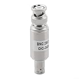 Oniissy BNC-Stecker auf Buchse, RF-Dämpfungsglied, 3 dB ± 0,5 dB Signalreduzierung, 2 W 50 Ω Edelstahl-Koaxialstecker, DC auf 3 GHz Breitbandbereich für HF-Tests