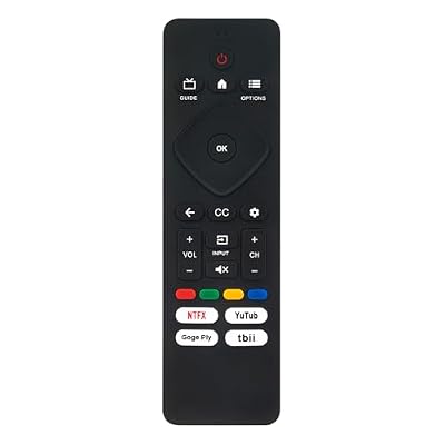 Replacement Remote fit for PHILIPS Google TV Android TV 70PUL7553/F7 75PUL7552/F7 65PUL7552/F7 55PUL7552/F7 75PFL5604/F7E 75PFL5704/F7A 75PFL5704/F7 32PFL5505/F7 65PFL5604/F7 55PFL5604/F7 50PFL5604/F7