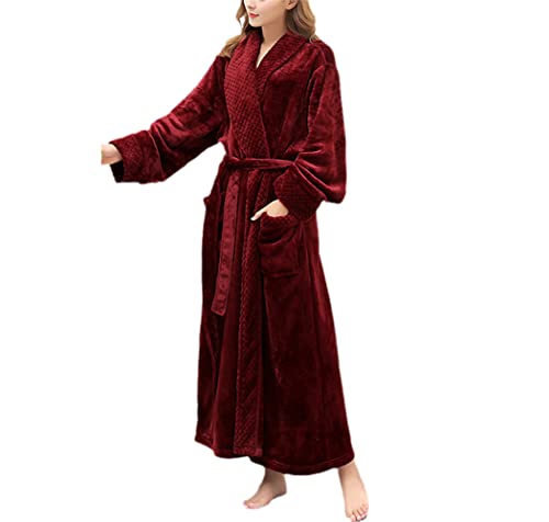 Peignoir flanelle homme et femme Wine chic et chaud pour des soirées d'hiver cocooning