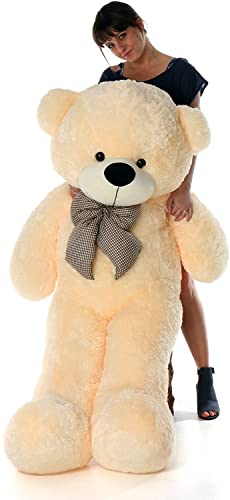 Image of ToYBULK Teddy Bear, Teddy Bear 4 Feet for Girls, Soft Toys for Girls, Big Teddy Bear, Toys for Girls, Birthday Gift for Girls /Wife /Girlfriend /Husband, (4 Feet, Beige)