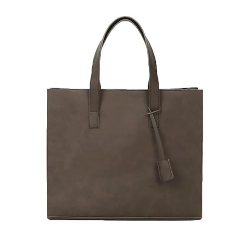 Sac bandoulière homme Okika grand format en cuir PU noir pour le bureau