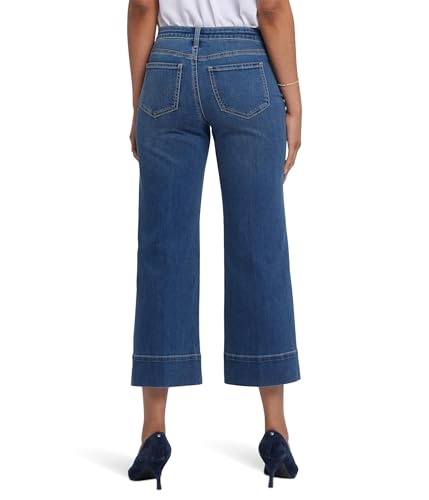 NYDJ Women's Teresa Wide Leg Ankle Jeans in Valencia Surf2