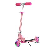 [Rueda LED grande] equipada con una rueda de 120MMpu de gran tamaño, alta elasticidad, resistente al desgaste, la rueda parpadeará cuando se mueva, brindando un paseo fresco y suave para los niños, sin dañar el piso de madera.