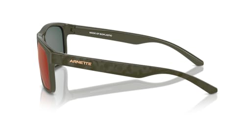 ARNETTE Man Sunglasses Dark Blue Frame, Dark Grey Mirror Water Polar Lenses, 56MM3