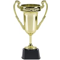 Amscan Jumbo Trophy Cup Gold & Black Plastic Base