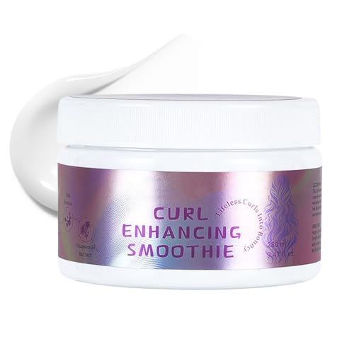 Senermter Crema Para Pelo Rizado - Nutritiva Y Voluminizante 280ml | Crema Definidora De Para Peinado De Mujeres | Para Desplazamientos Bodas Viajes Rutina Diaria Fotografía Novias