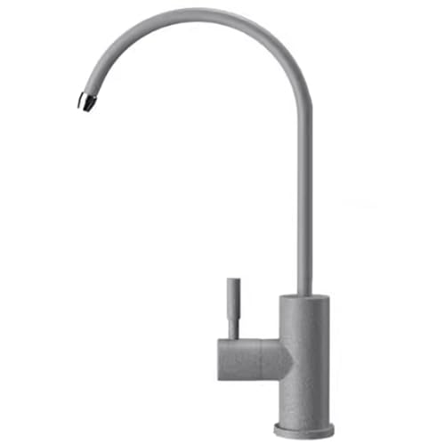 Robinet d'eau potable 1/4 gris pour évier de cuisine moderne