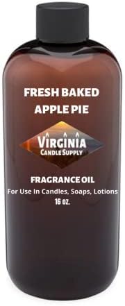 Fresh Baked Apple Pie Fragrance Oil (16 oz Bottle) for Candle and...