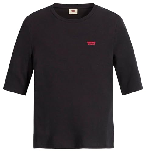 Levi's Maglietta da Donna Luca Slim Tee, Caviale, S