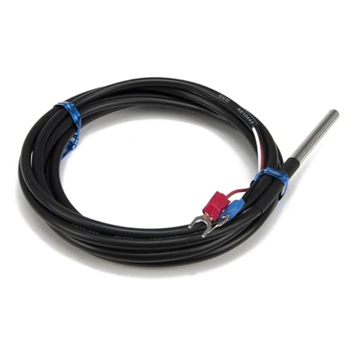 Sensor PT100 con varilla pulida de alta conductividad y cable flexible de 2m 3