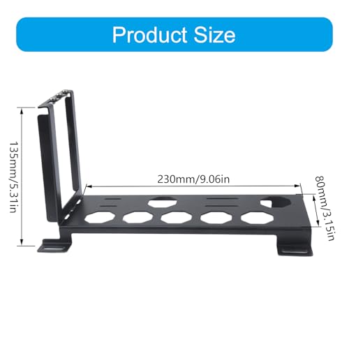 Soporte vertical metálico para GPU con estructura reforzada miniatura 6