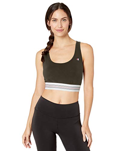 Champion LIFE Women's Crop Top, Camouflage Green, L