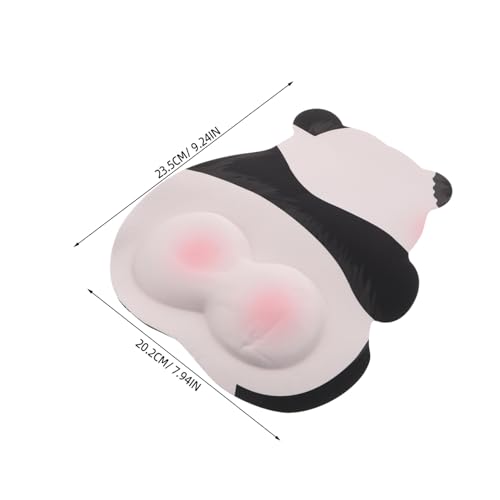 Alfombrilla de ratón panda con base antideslizante para mejorar tu comodidad al trabajar 2