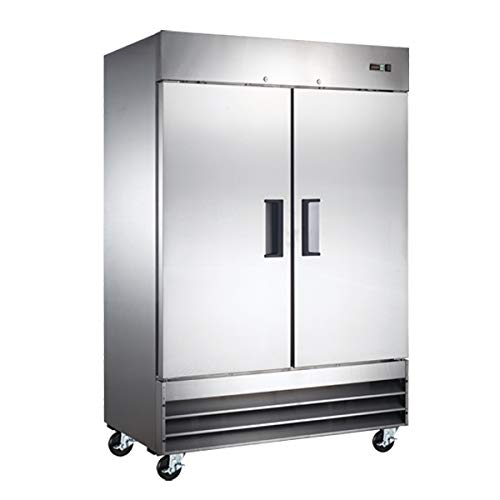 OMCAN 50026 54-INCH REACH IN REFRIGERATOR WITH 2 DOORS AND 47 CU. FT. CAPACITY | Fridge.com