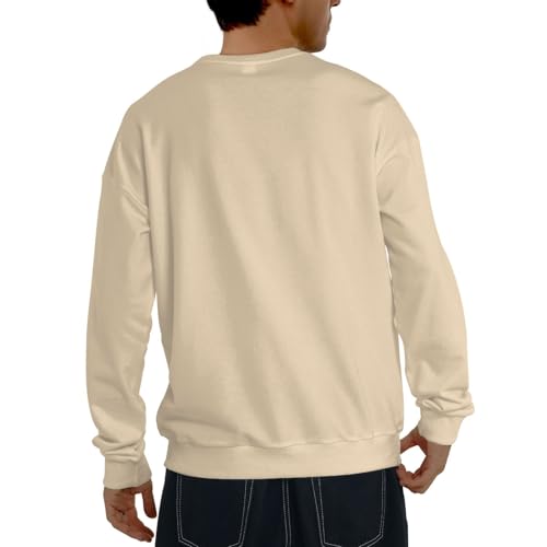 Baldwin Wallace University Logo Men'S Fleece Crew-Neck Hoodie Long Sleeve Fleece Sweatshirt-2