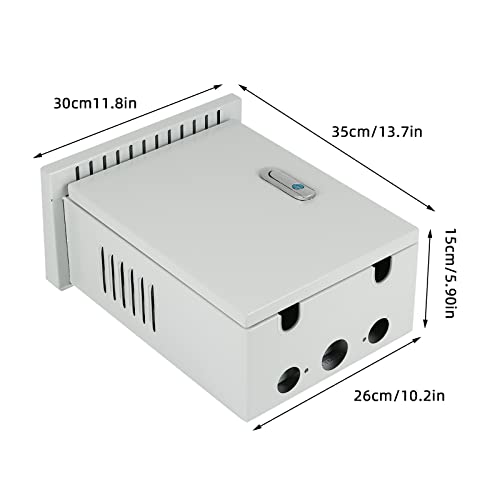 Temporary Power Outlet Panel, Temporary Power Supply For Outdoor Motorhomes With 20, 30, 50 Amp Receptacle Installed, Prewired, Leakage Protection, Waterproof, Circuit Breaker #TOP1