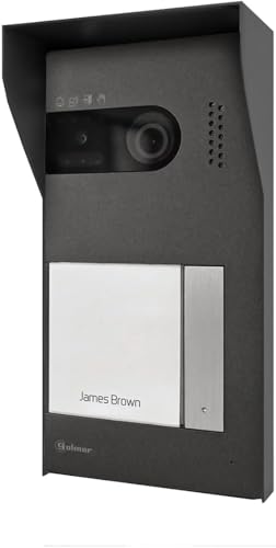 Interphone vidéo Soul 1 appel avec moniteur Wifi noir pour sécuriser l'accès de votre propriété