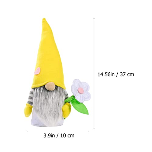 ABOOFAN 2 peças para ornamento de arte escandinavo sem rosto adorável mãe festival de coração brinqu