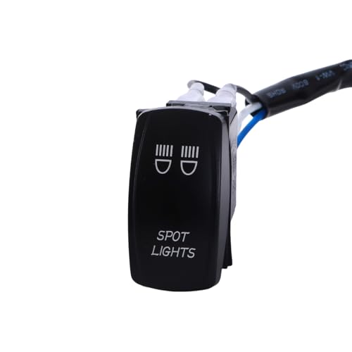 Image of Spot Light Wiring Harness Kit 16AWG for Polaris Ranger RZR General | Pulse Busbar Connector, DT Plug, 2 Lead ON-OFF Switch, Plug & Play