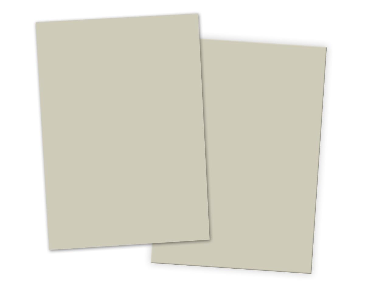 Briefpapier-Set 250 Briefbögen DIN A4 (Papier 90 g/qm) + 250 Umschläge DIN lang (22 x 11 cm) haftklebend beidseitig bedruckbar Kopierpapier für Einladung Briefpost Firmenpost Urkunde beige Sandfarbe
