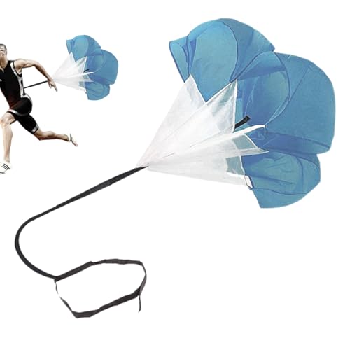 Paracaídas de velocidad, entrenamiento de velocidad en paracaídas para carreras,Paracaídas de carreras portátil de 59 pulgadas para entrenamiento | Paracaídas de paraguas de ejercicio de arrastre de