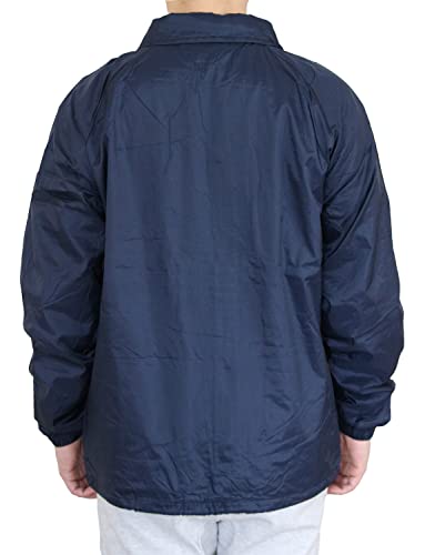 AIRNINE Mens Coach Jacket Waterproof Lightweight Windbreaker Hoodie (S-5XL)4