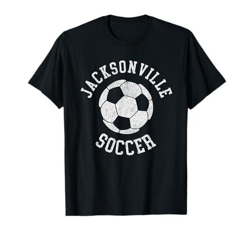 Jacksonville Soccer Retro Distressed 90's Vintage T-Shirt