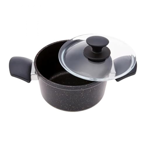 Karaca Biogranit Blackgold V1 7-teiliges Kochgeschirr-Set - Effizientes Kochen und Braten mit hochwertigem Biogranit-Kochgeschirr - Maximale Antihaftfunktion – Bild 6
