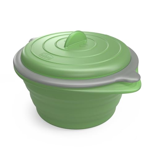 Chicco Papillote Silicone Pliable, pour la cuisson des aliments à la vapeur, Préserve les nutriments, Utilisable au Micro-ondes ou sur une Casserole, 100%...