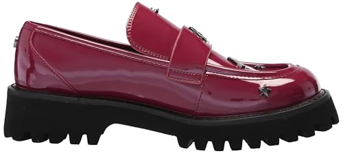 Image of Karl Lagerfeld Women's Gaston Lug Sole Loafer with Pin Embellishments
