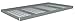 Tennsco - ZLCS-8442W - Shelf: 84 in x 42 in, 1, 750 lb Load Capacity, Steel, 5 ga Decking, Gray