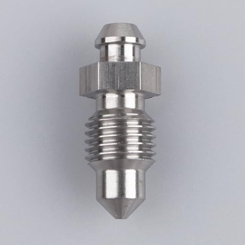 Image of Stainless Steel Bleeder Bleed Nipples Screw -4 AN AN4 Metric Brake Caliper Clutch Fitting Natural