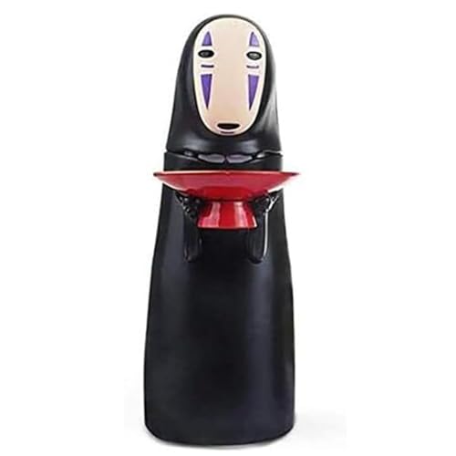 Zhanjiadm No Face Coin Bank?No Face Piggy Bank,Auto Eat Coin Music Piggy Bank, Adults Boys Kids Birthday Gifts, Black