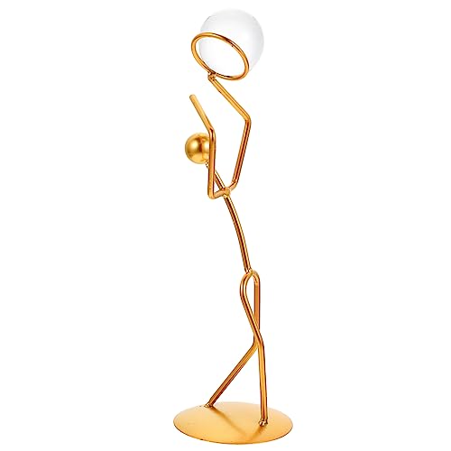 Statue abstraite figurine de collection en fer cadeau idéal pour bureau