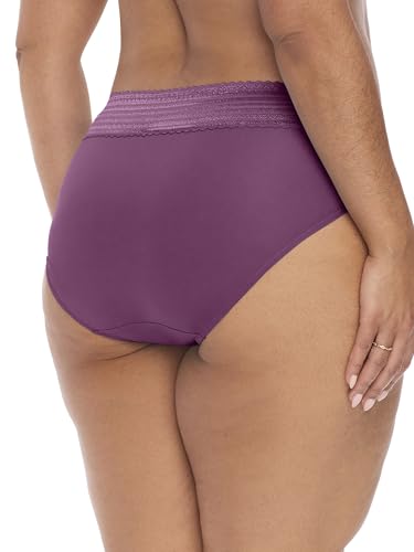 Image of Warner's womens No Pinching No Problems Dig-free Comfort Waist With Lace Microfiber Hipster 5609j