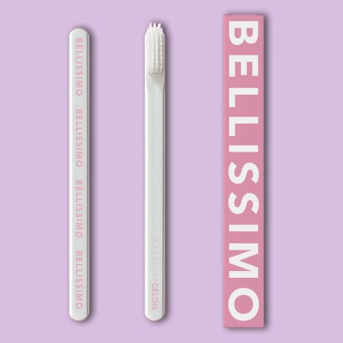 GELDIS Cepillo de dientes manual con cerdas suaves de plástico reciclado para uso diario - 100% reciclable (ULTRASOFT) Cover