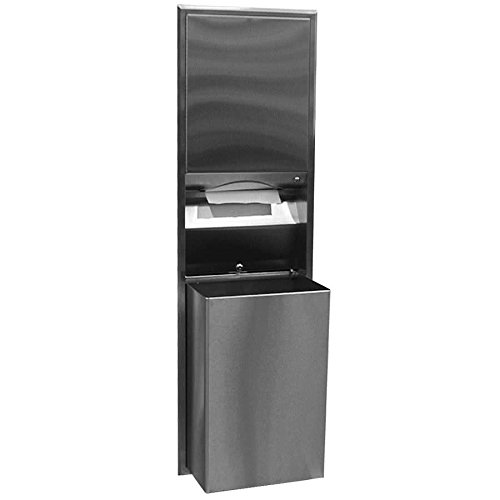 B-3947 ClassicSeries Recessed Convertible Paper Towel Dispenser/Waste Receptacle By TableTop King